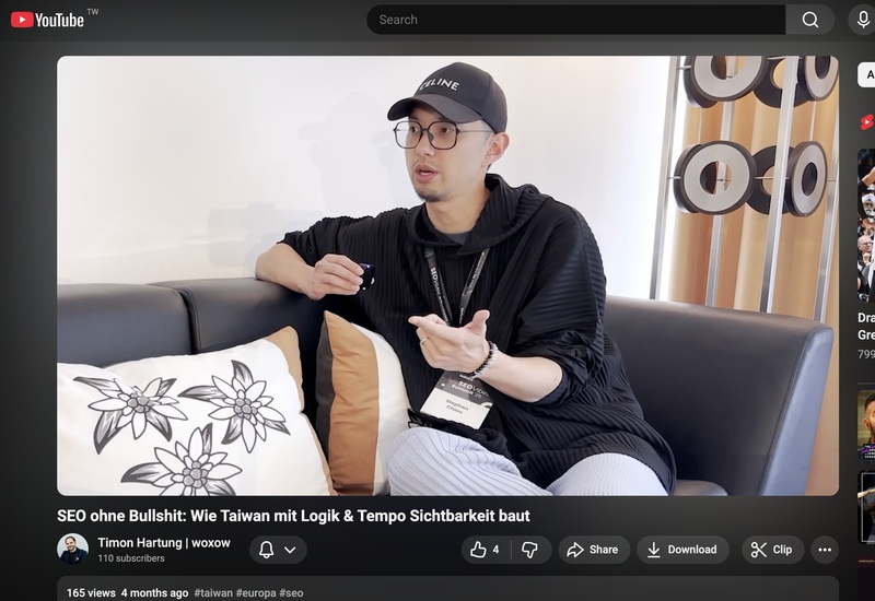 Stephen Chiou 在 Timon Hartung的德國podcast